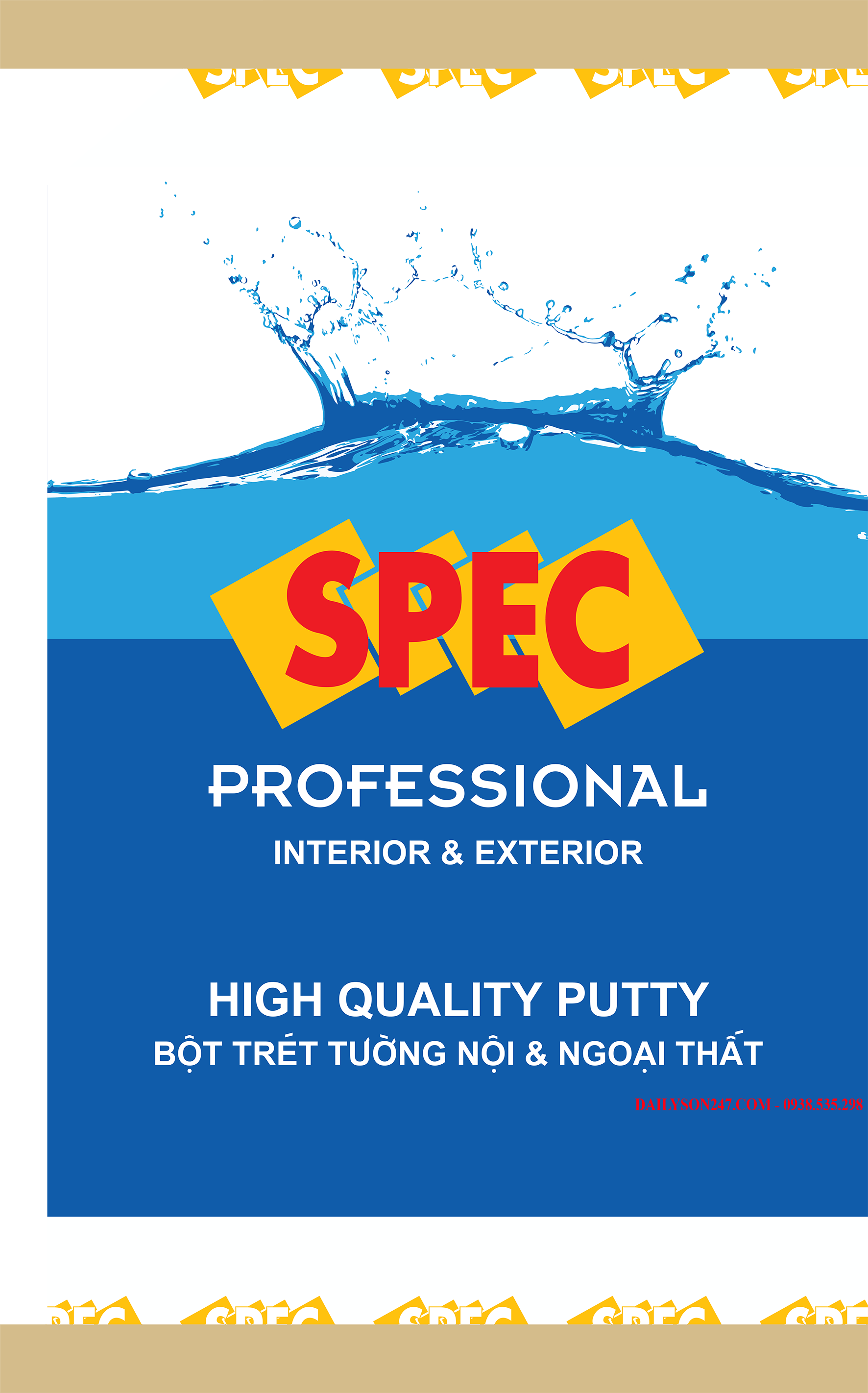 bot-tret-truong-spec-professional-putty-int-ext-bot-tret-tuong-noi-that-ngoai-that-spec