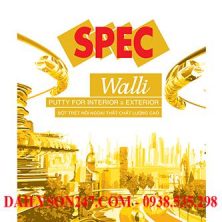 Bột trét tường Spec Walli Putty For Int & Ext