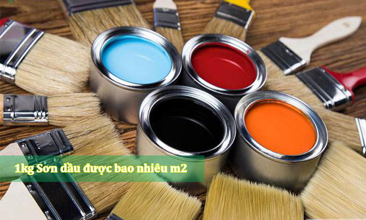 1 kg sơn dầu sơn được bao nhiêu m2