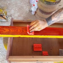 4 TÍP sơn gỗ tạo vân trên kim loại giống y như thật