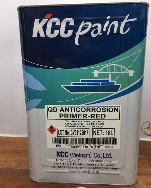 Sơn lót chống gỉ KCC đỏ QD Anticorrosion