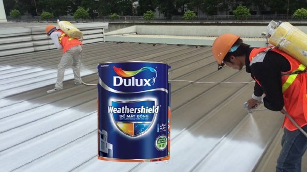 Dùng sơn Dulux sơn mái tôn để cách nhiệt