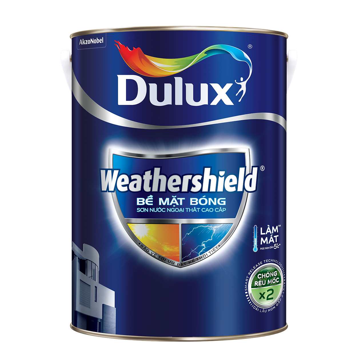 Dulux WeatherShield là dòng sơn ngoại thất cao cấp