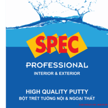 Bột trét tường Spec Pro Putty For Ext & Int