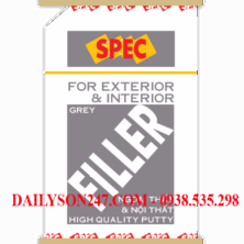 Bột trét tường Spec Filler Putty màu Grey