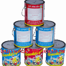 Chất đóng rắn sơn phủ epoxy Bạch Tuyết màu đỏ Chất đóng rắn sơn phủ epoxy Bạch Tuyết màu đỏ