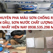 Pha màu sơn chống rỉ, sơn dầu, sơn nước pha màu theo yêu cầu Pha màu sơn chống rỉ, sơn dầu, sơn nước pha màu theo yêu cầu