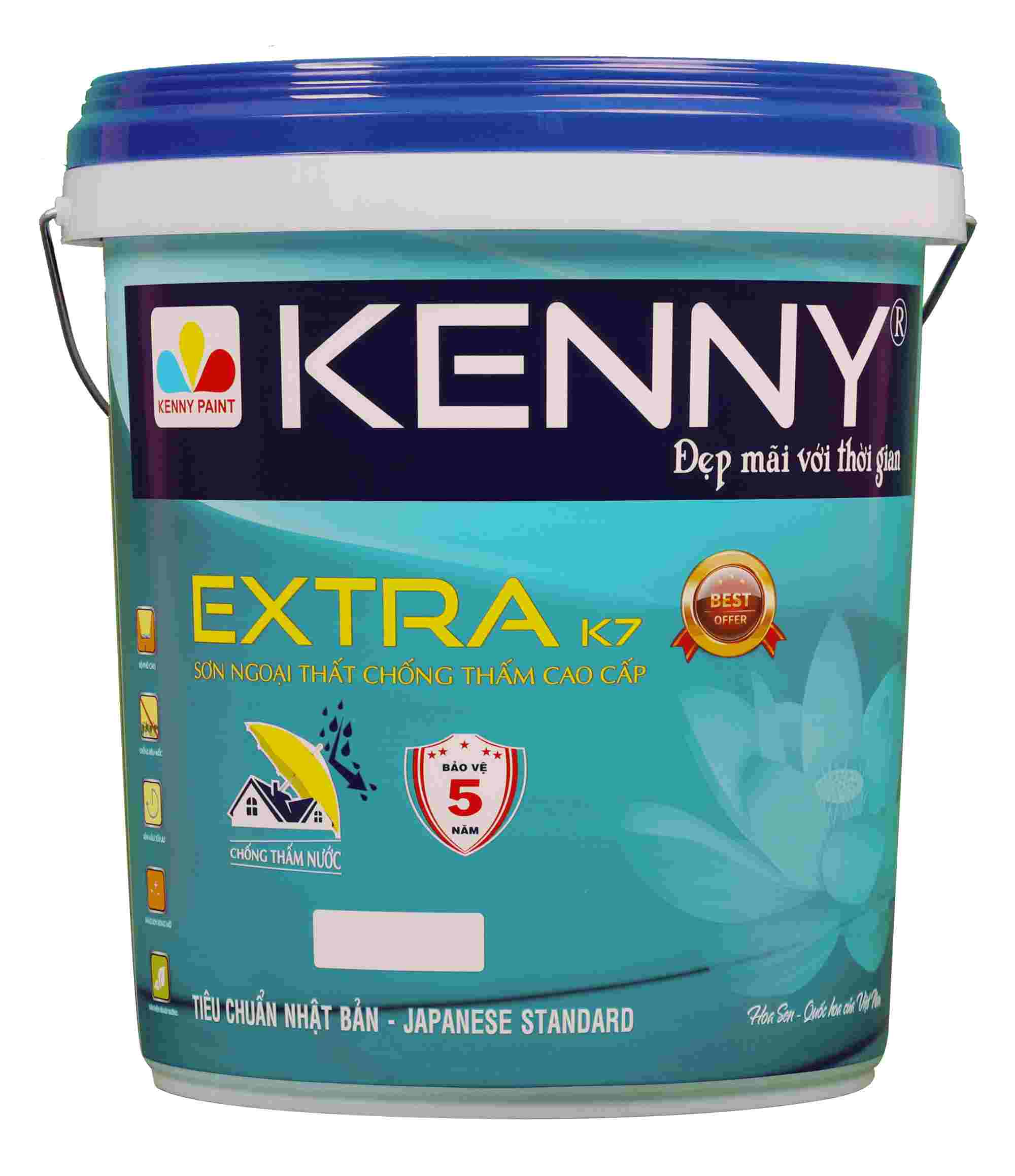 Sơn ngoại thất chống thấm Kenny