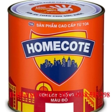 Sơn chống rỉ Toa HomeCote màu đỏ