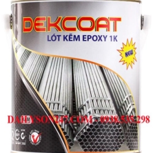 Sơn Dekcoat lót kẽm epoxy 1k Sơn Dekcoat lót kẽm epoxy 1k