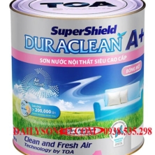 Sơn nội thất Toa SuperShield Duraclean A+ bóng mờ Sơn nội thất Toa SuperShield Duraclean A+ bóng mờ