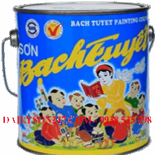 Sơn phủ epoxy Bạch Tuyết màu đỏ Sơn phủ epoxy Bạch Tuyết màu đỏ